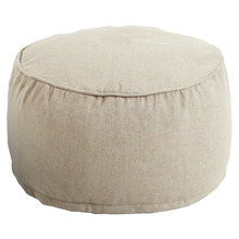 Luxury Indoor Round Ottoman Cover Only