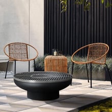 82cm Stainless Steel Fire Pit Grill