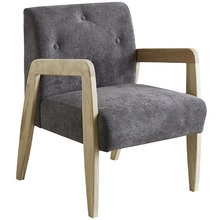 Grey Ferreira Upholstered Armchair
