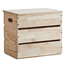 Luke Rubberwood Container Storage Box