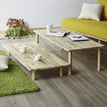 2 Piece Bonnie Rubberwood Coffee Table Set