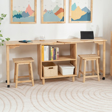 Claire Multi-Function Rubberwood Study Desk