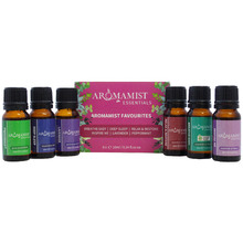 6 Piece 10ml Aromamist Favourites Essential Oil Set