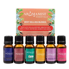 6 Piece 10ml Aromamist Best Selling Blends Essential Oil Set