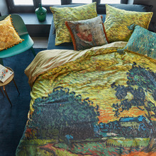 Ochre Evening Twilight Cotton Sateen Quilt Cover Set