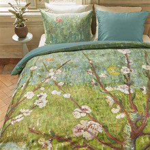Peach Trees Cotton Sateen Quilt Cover Set