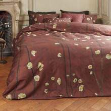 Red Plum Blossoms Cotton Sateen Quilt Cover Set