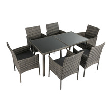 6 Seater Cove Outdoor Dining Table Set