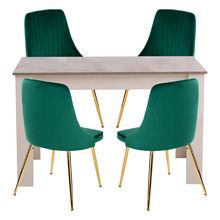 4 Seater Roan Dining Table & Chair Set