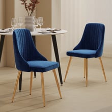 Timur Velvet Side Chairs (Set of 2)