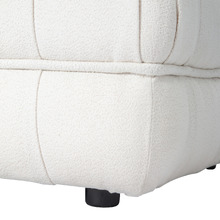 White Ella 120cm Boucle Lounge Chairs (Set of 2)