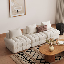 White Ella 120cm Boucle Lounge Chairs (Set of 3)