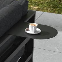 Robbie Aluminium Outdoor Armchair Tray Table