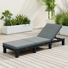 Zaiden PE Wicker Sun Lounge