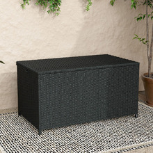 Gordon PE Wicker Outdoor Storage Box