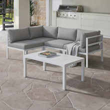 4 Seater Cyan Outdoor Lounge Set