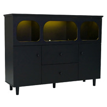 Black Felix 2 Door Sideboard with LED