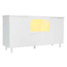 White Felix 2 Door Sideboard with LED