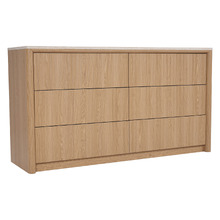 Lillian Travertine-Look 6 Drawer Chest