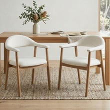 Arnault Boucle Dining Chairs (Set of 2)