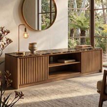 180cm Alyssa Faux Marble TV Unit