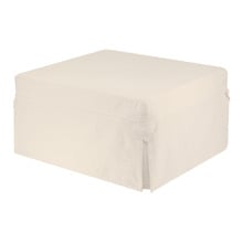 Foldlux Convertible Ottoman Sofa Bed with Castors & Slipcover