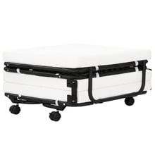 Foldlux Convertible Ottoman Sofa Bed with Castors & Slipcover