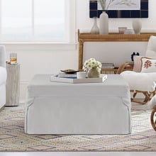 Foldlux Convertible Ottoman Sofa Bed with Castors & Slipcover
