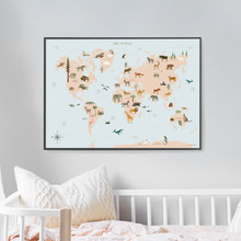 World Map Unframed Poster Print