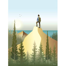Top of the Mountain Unframed Poster Print