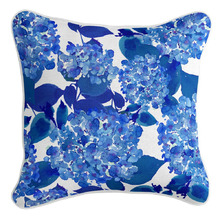 Blooming Hydrangeas Antonella Linen-Blend Cushion Cover