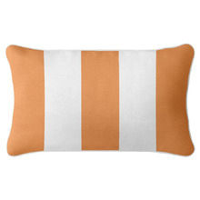 Classic Stripe Rectangular Linen-Blend Cushion Cover