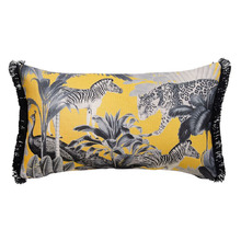Safari Dreams Rectangular Linen-Blend Cushion Cover