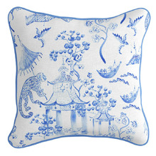 Cheeky Monkey Linen-Blend Cushion Cover