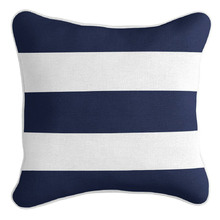 Classic Stripe Linen-Blend Cushion Cover