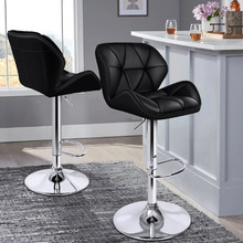 Willa Faux Leather Adjustable Barstools (Set of 2)