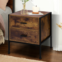 Viktor 2 Drawer Bedside Table