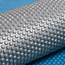 Blue & Silver Blanket Pool Cover