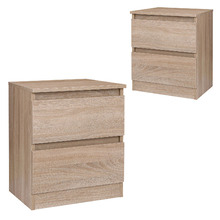 Sabrina 2 Drawer Bedside Tables (Set of 2)