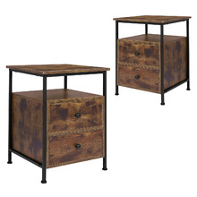 Viktor 2 Drawer Bedside Tables (Set of 2)