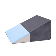 Grey Cool Gel Memory Foam Wedge Pillow