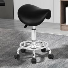 Vance Faux Leather Office Stool