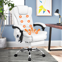 Galini PU Leather Heated Massage Office Chair