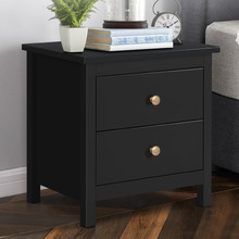 Geoffrey 2 Drawer Bedside Table