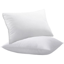 White Microfibre Pillows (Set of 2)
