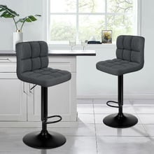 Solvar Adjustable Barstools (Set of 2)