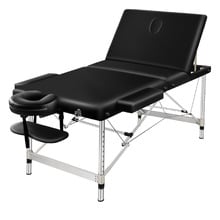 Carson 75cm Faux Leather 3 Fold Massage Table