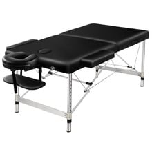 Carson 75cm Faux Leather 2 Fold Lift Up Massage Table