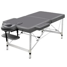 Carson 75cm Faux Leather 2 Fold Lift Up Massage Table