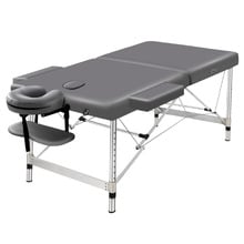 Carson 55cm Faux Leather 2 Fold Lift Up Massage Table